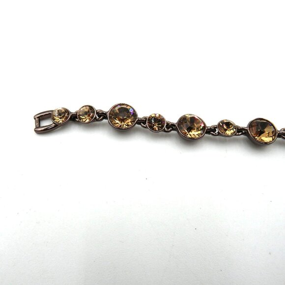 Givenchy Bracelet Womens‎ Crystal Rose Gold Tone Designer Signed Gift Jewelry - Picture 6 of 13